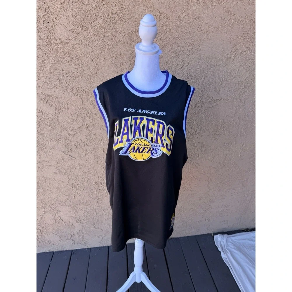 Los Angeles Lakers Jersey Mens XL Black Western Conference NBA Sports Jersey - Picture 1 of 8
